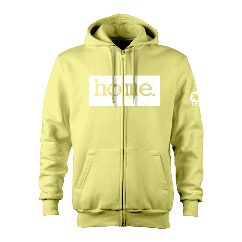 Zip-up Hoodie - Canary Yellow (Heavy Fabric)