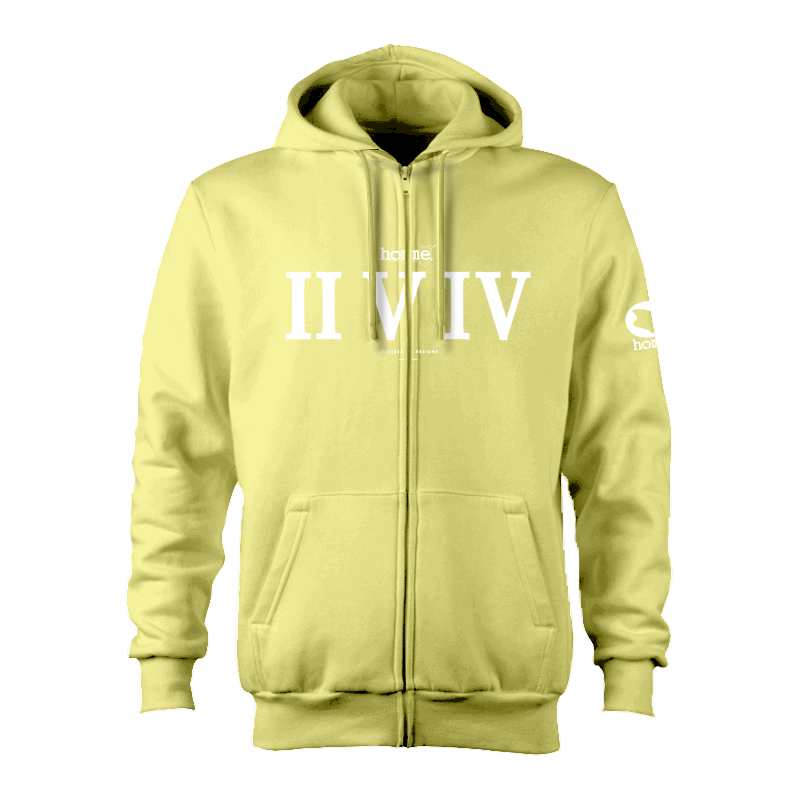Zip-up Hoodie - Canary Yellow (Heavy Fabric)