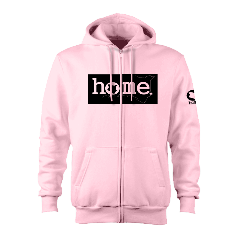 Kids Zip-Up Hoodie - Crepe Pink (Heavy Fabric)