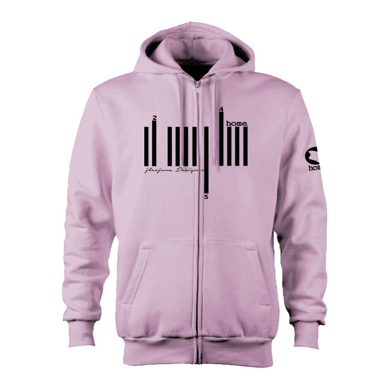 Zip-up Hoodie - Lilac (Heavy Velvet Fabric)