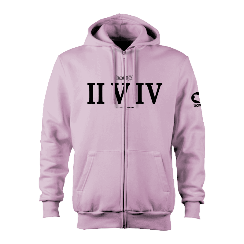 Zip-up Hoodie - Lilac (Heavy Velvet Fabric)