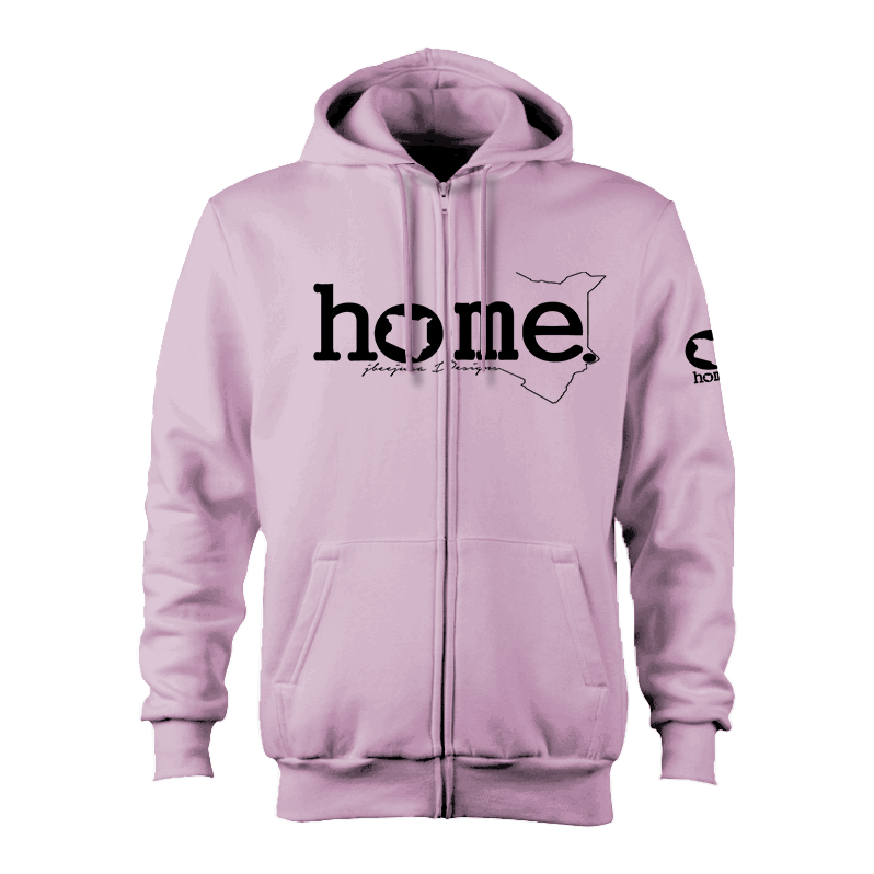 Zip-up Hoodie - Lilac (Heavy Velvet Fabric)