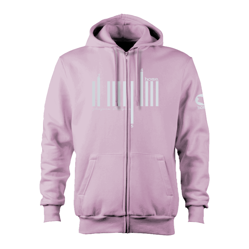 Zip-up Hoodie - Lilac (Heavy Velvet Fabric)