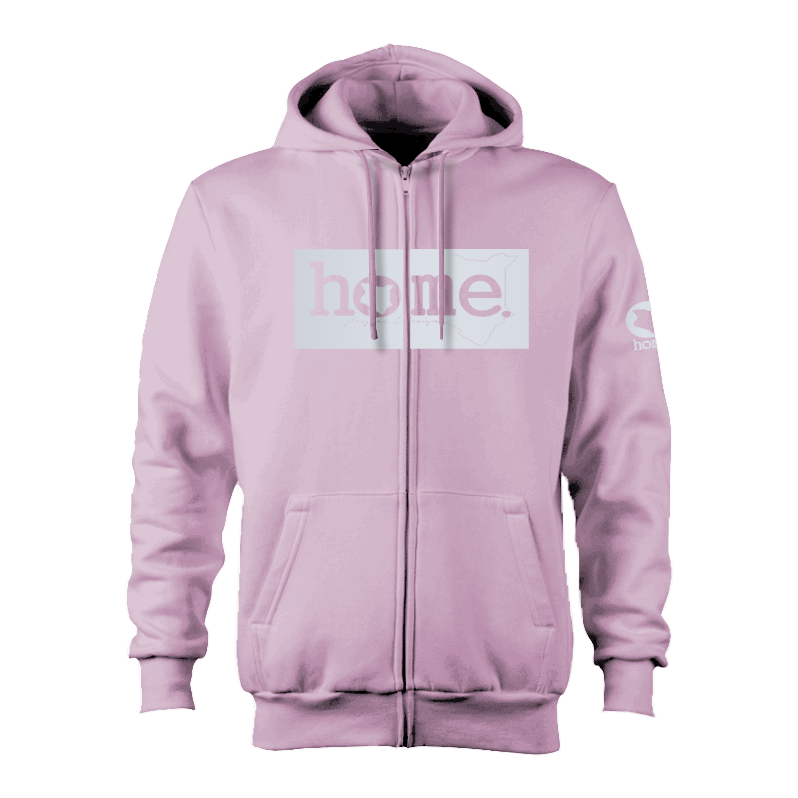 Kids Zip-Up Hoodie - Lilac (Heavy Velvet Fabric)