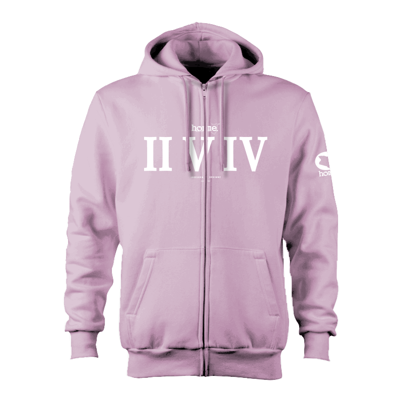 Kids Zip-Up Hoodie - Lilac (Heavy Velvet Fabric)