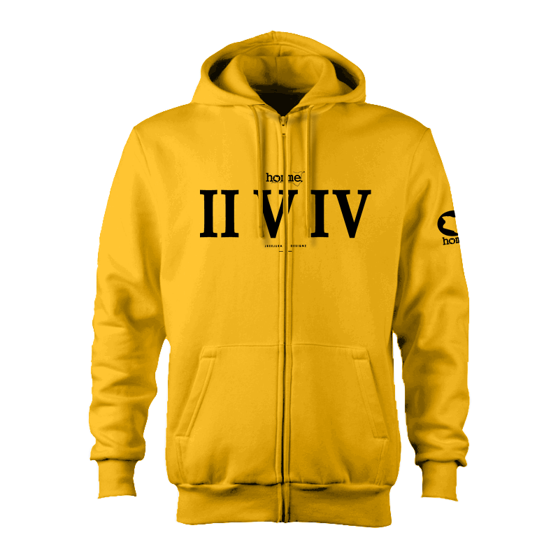 Zip-up Hoodie - Mustard Yellow (Heavy Fabric)