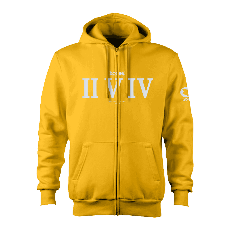 Zip-up Hoodie - Mustard Yellow (Heavy Fabric)