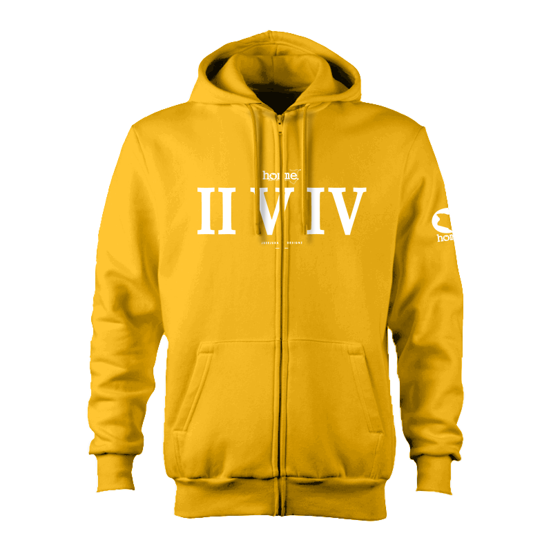 Zip-up Hoodie - Mustard Yellow (Heavy Fabric)