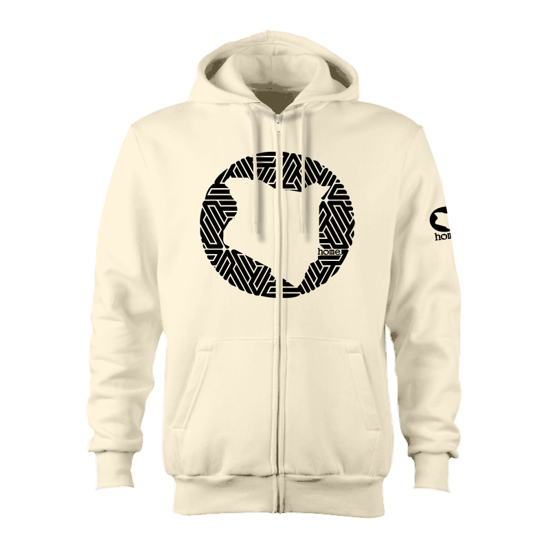 Zip-up Hoodie - Off White (Heavy Fabric)