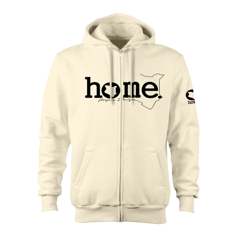 Zip-up Hoodie - Off White (Heavy Fabric)