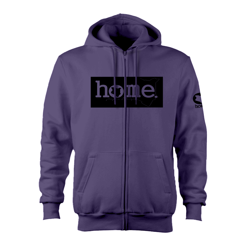 Zip-up Hoodie - Purple (Heavy Fabric)