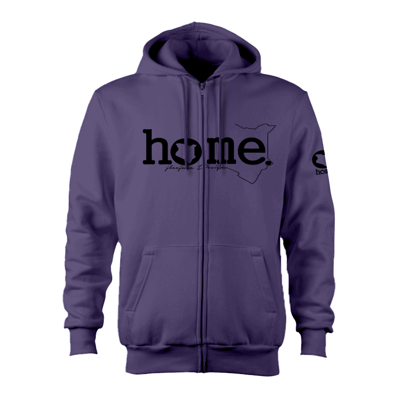 Zip-up Hoodie - Purple (Heavy Fabric)