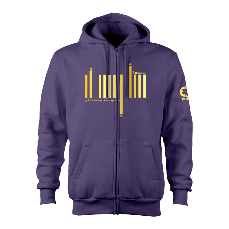 Zip-up Hoodie - Purple (Heavy Fabric)