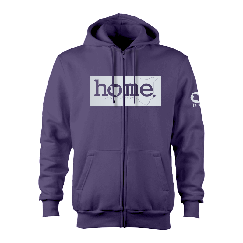 Zip-up Hoodie - Purple (Heavy Fabric)