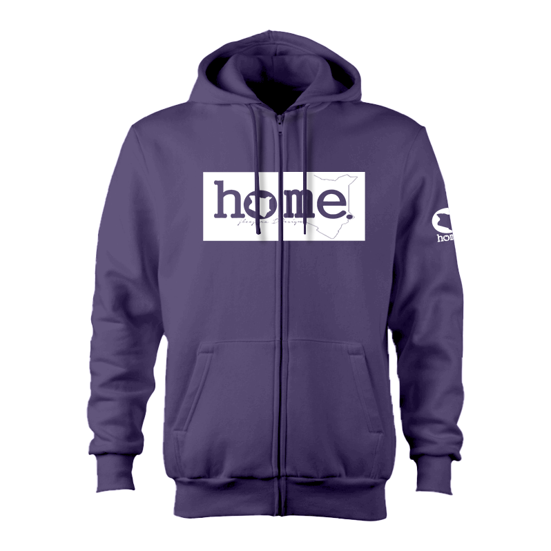Zip-up Hoodie - Purple (Heavy Fabric)