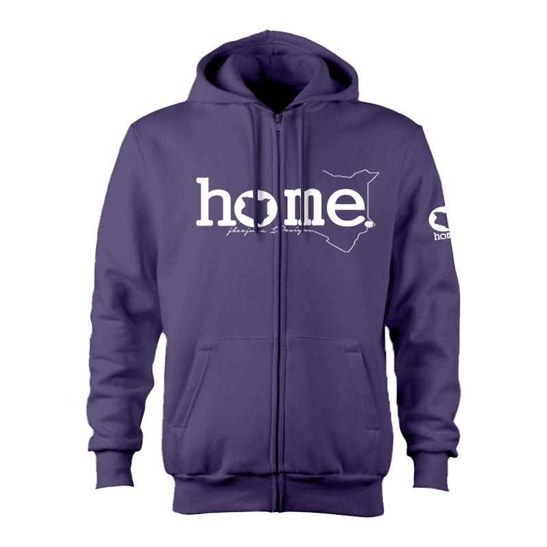 Zip-up Hoodie - Purple (Heavy Fabric)