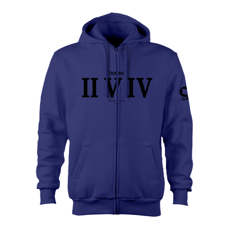 Zip-up Hoodie - Royal Blue (Heavy Fabric)