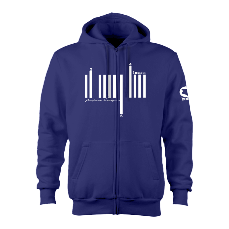 Zip-up Hoodie - Royal Blue (Heavy Fabric)