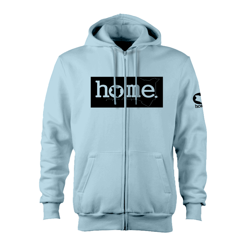 Zip-up Hoodie - Sky Blue (Heavy Fabric)