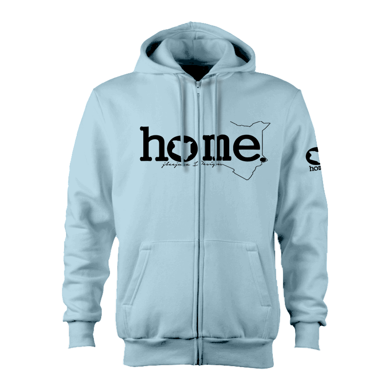 Zip-up Hoodie - Sky Blue (Heavy Fabric)