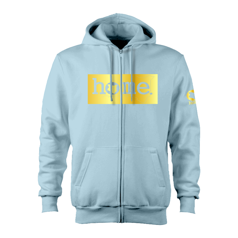 Zip-up Hoodie - Sky Blue (Heavy Fabric)