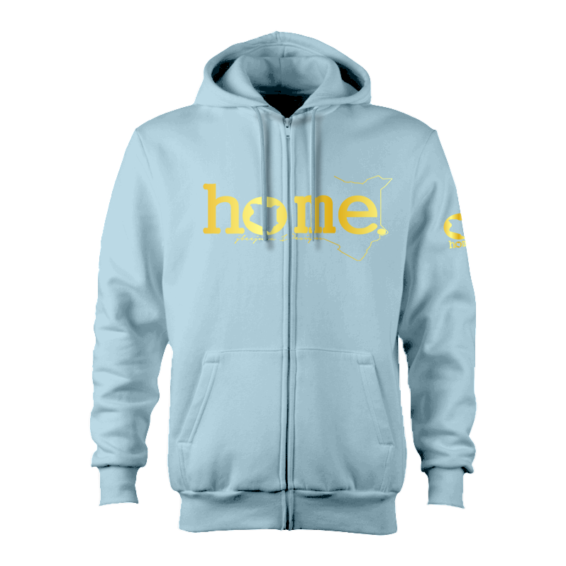 Zip-up Hoodie - Sky Blue (Heavy Fabric)