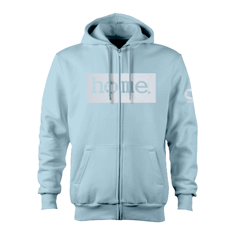 Zip-up Hoodie - Sky Blue (Heavy Fabric)