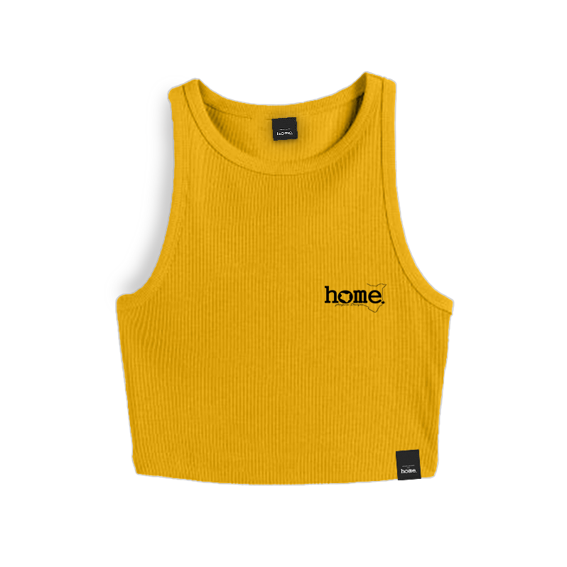 Mustard yellow vest top hot sale