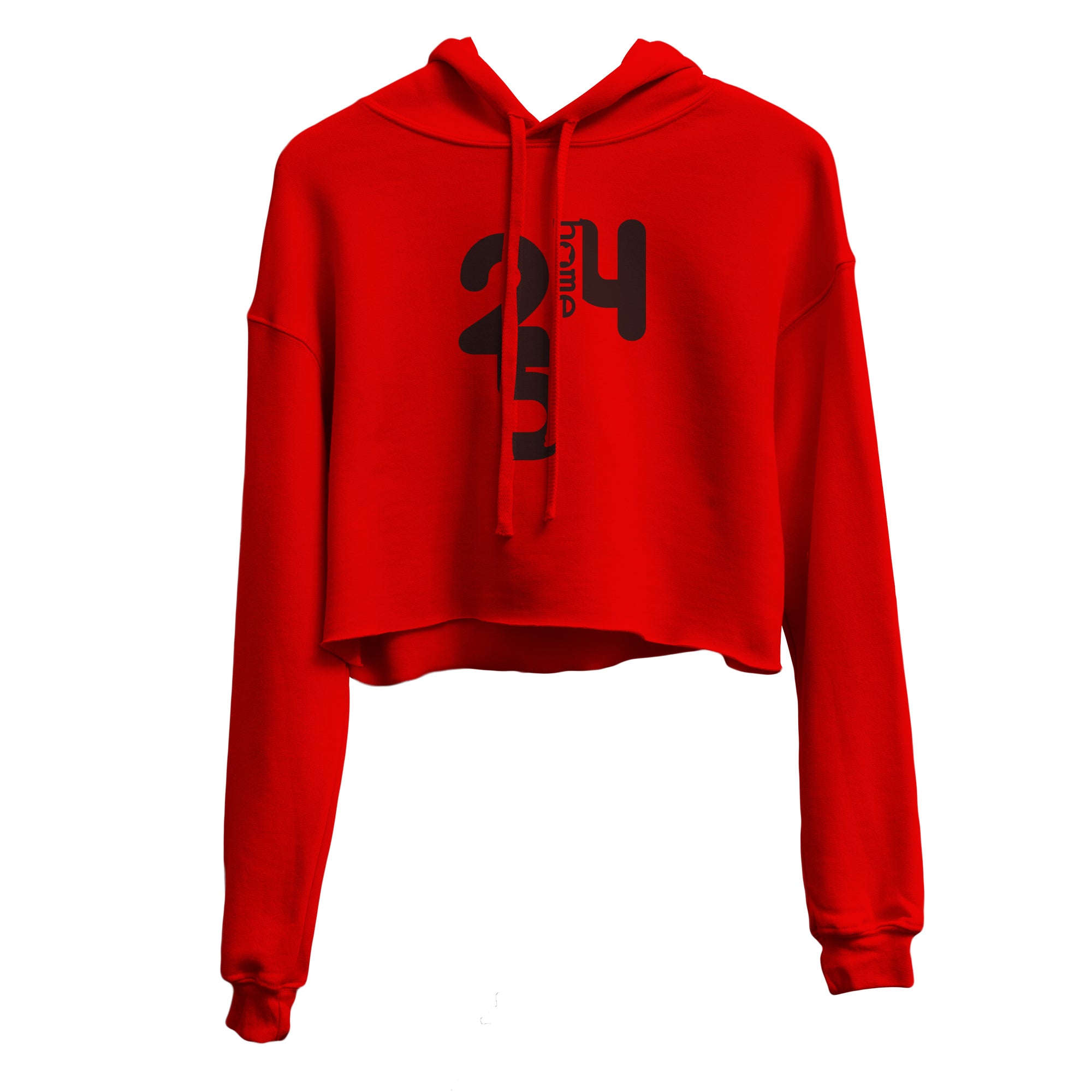 Cropped Hoodie - Red (Heavy Fabric)