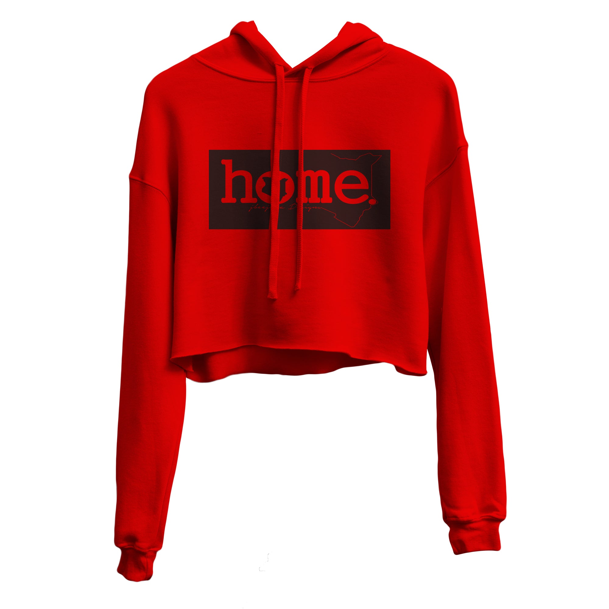 Cropped Hoodie - Red (Heavy Fabric)