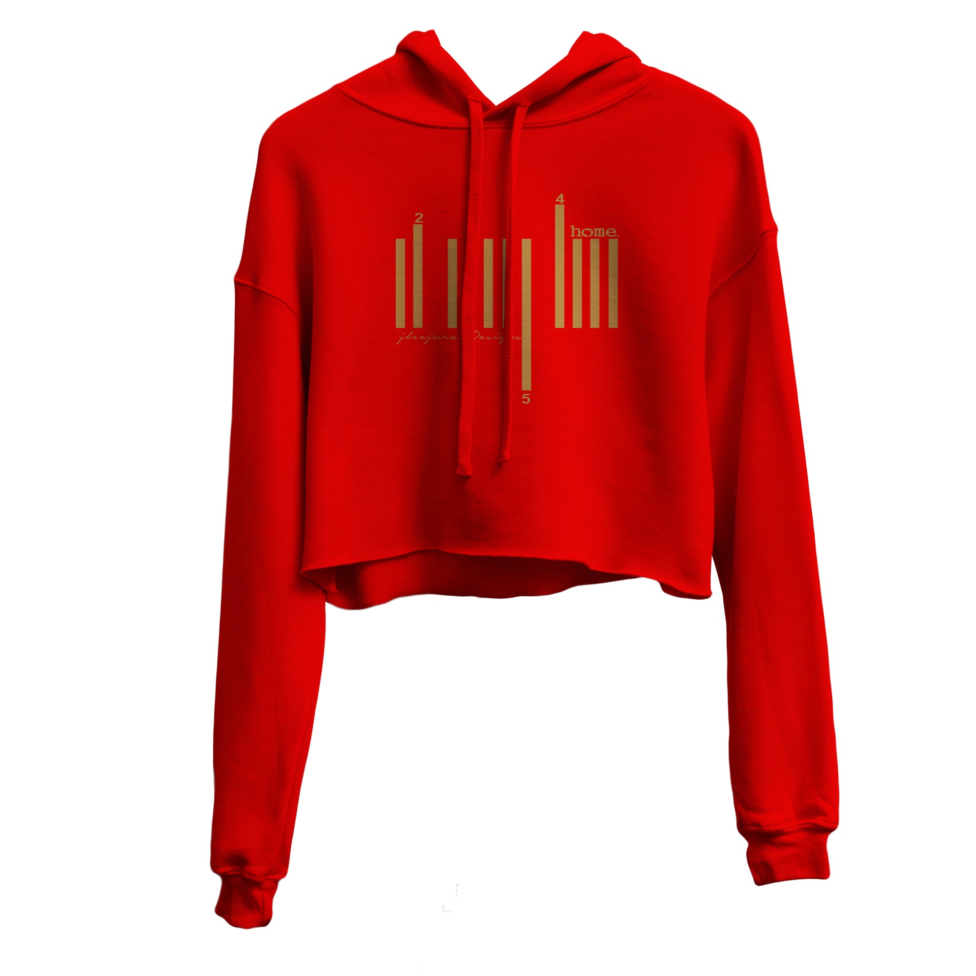 Cropped Hoodie - Red (Heavy Fabric)
