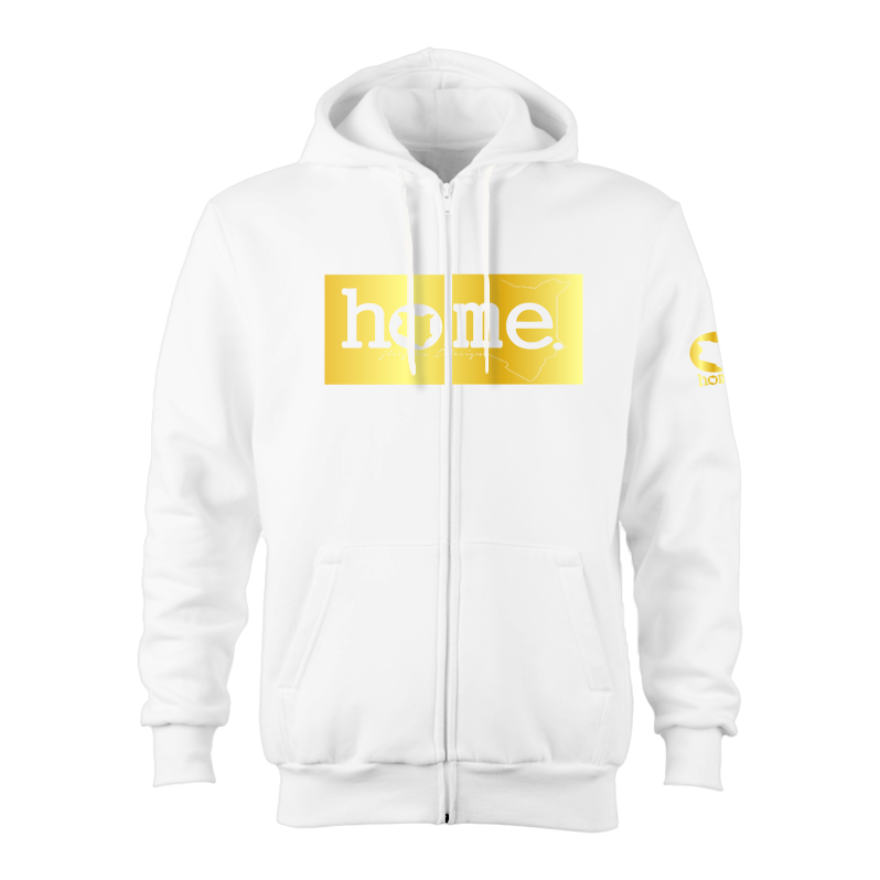 Zip-up Hoodie - White (Heavy Fabric)