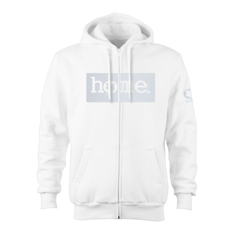 Zip-up Hoodie - White (Heavy Fabric)