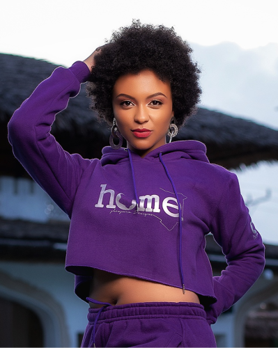 JBeeJura Designz| home-254 Cropped Hoodie- collection pic