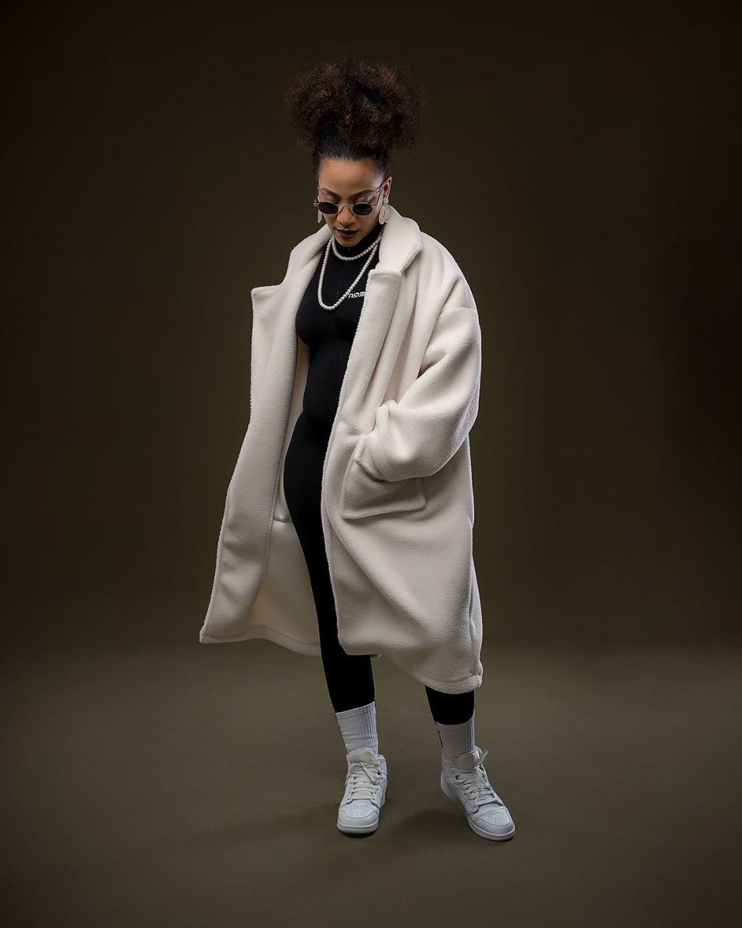 Solace Coat - Cream White