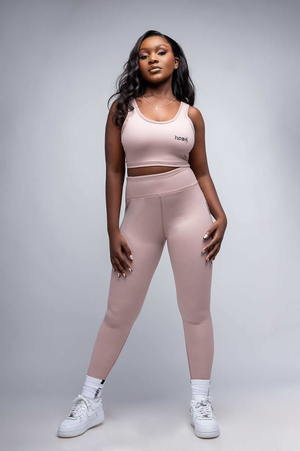 Cheeky Hi-Rise Leggings - Misty Rose