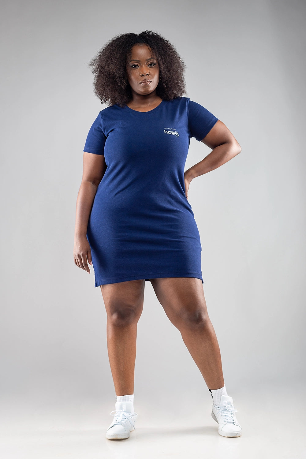 T-Shirt Dress - Navy Blue