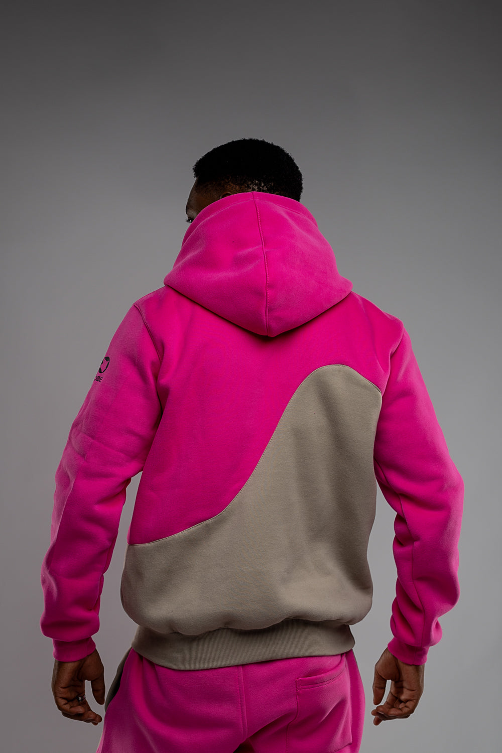 Warm Wave Hoodie - Hot Pink on Cedar