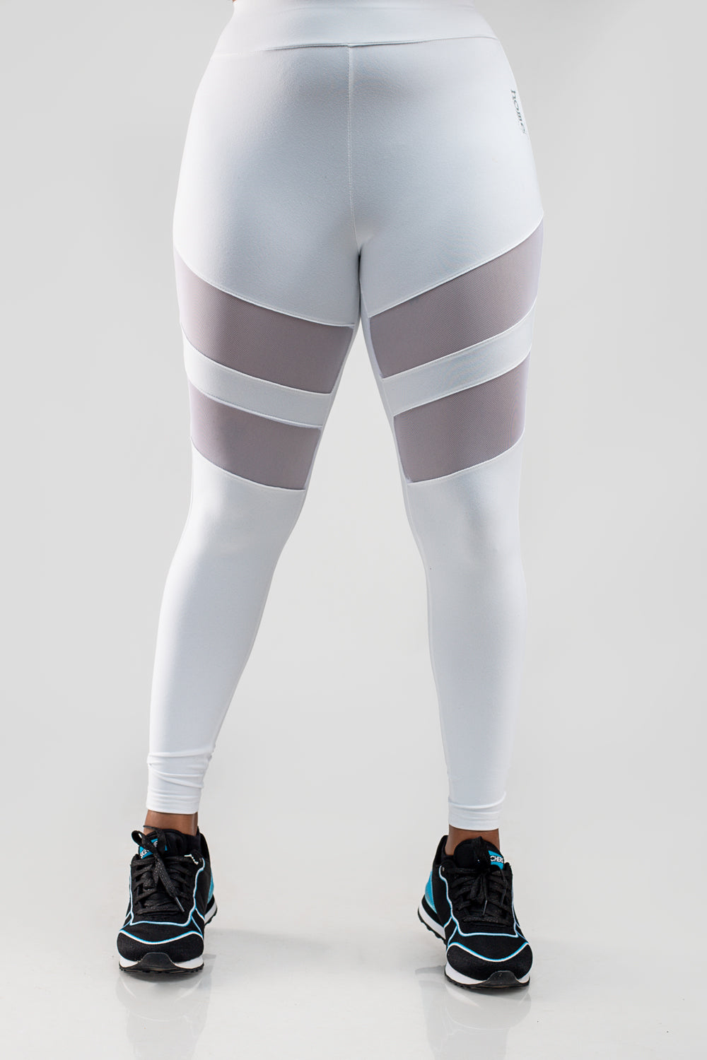 Mesh Leggings - White