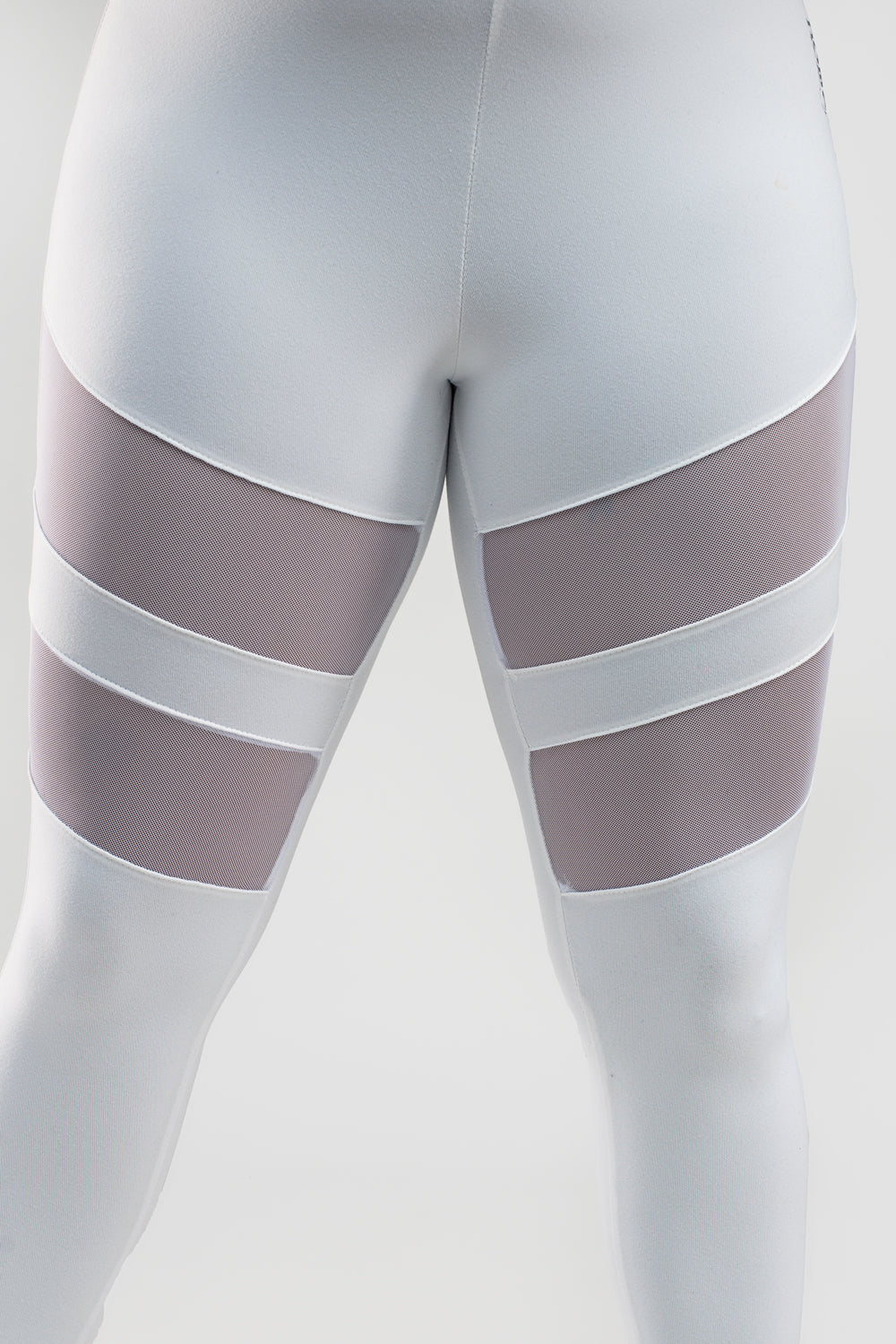 Mesh Leggings - White