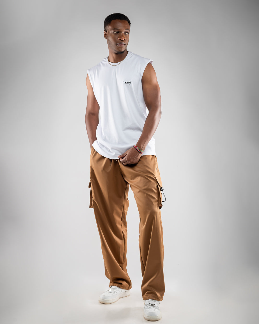 Mens Capri Pants - Dark Brown