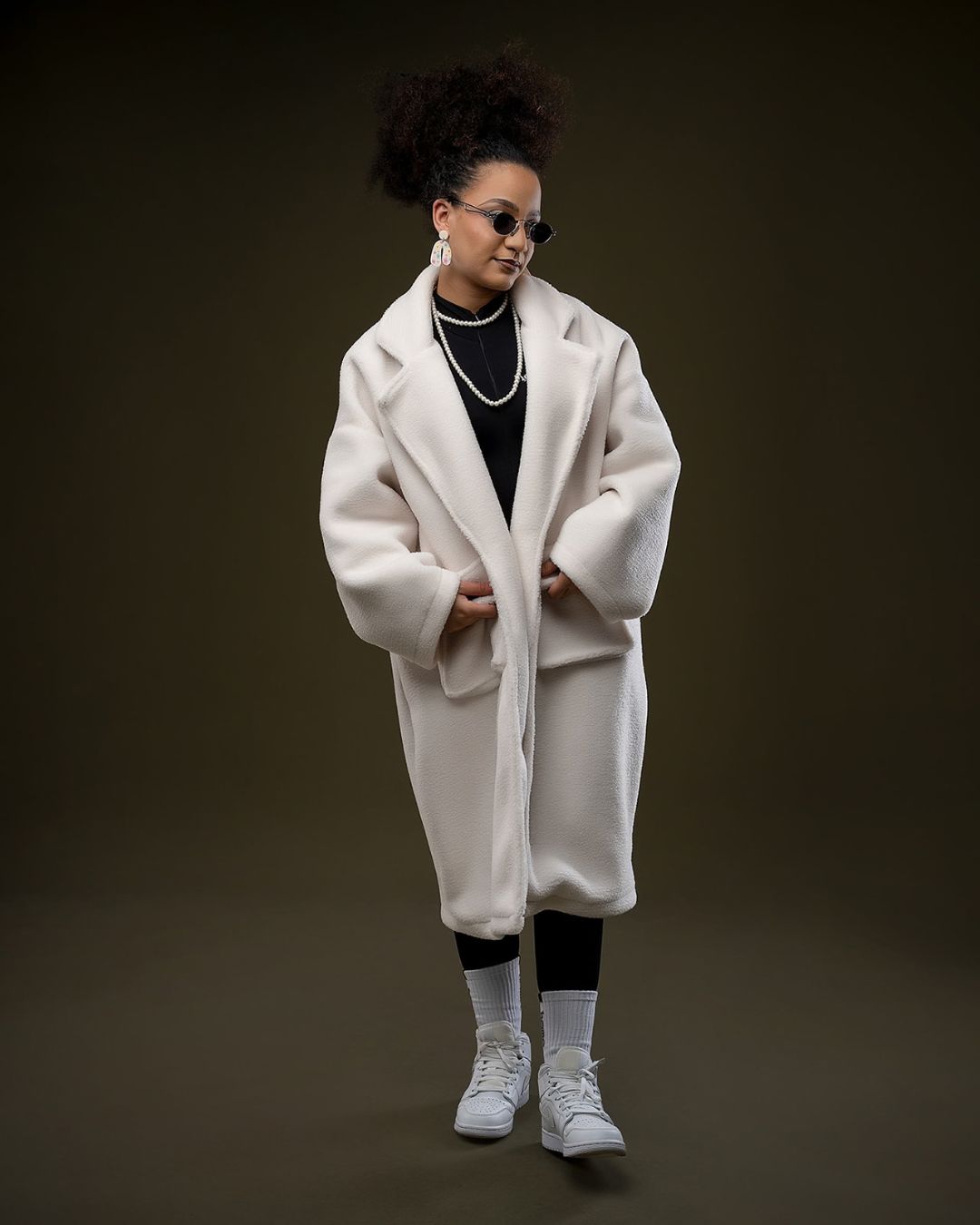 Solace Coat - Cream White