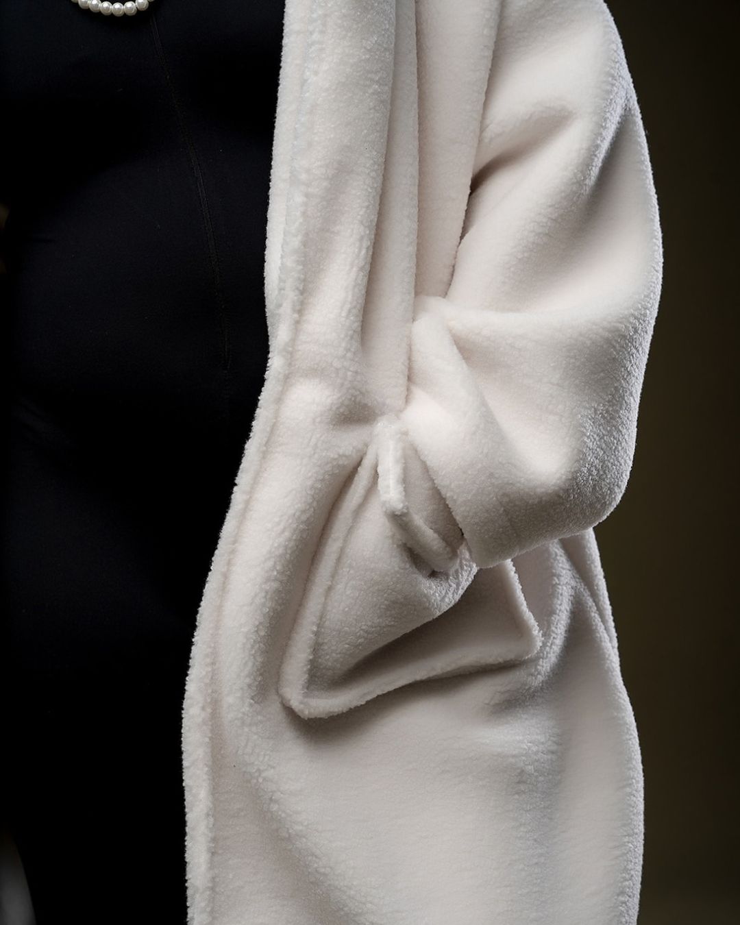 Solace Coat - Cream White