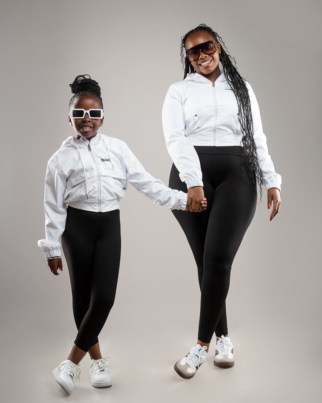 Mother & Daughter Matching Zuma Jackets - White