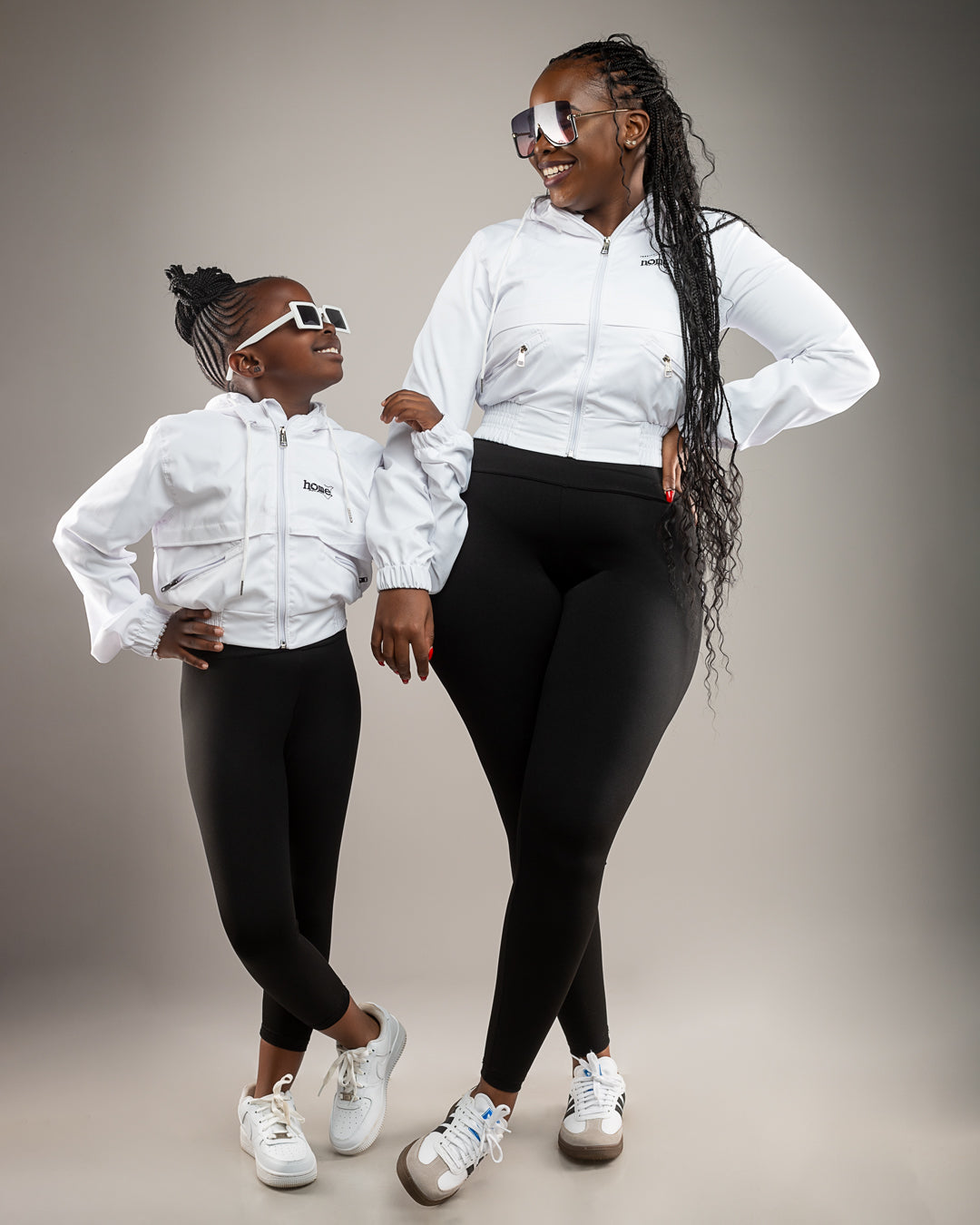Mother & Daughter Matching Zuma Jackets - White