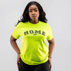 College Tee - Lime Green