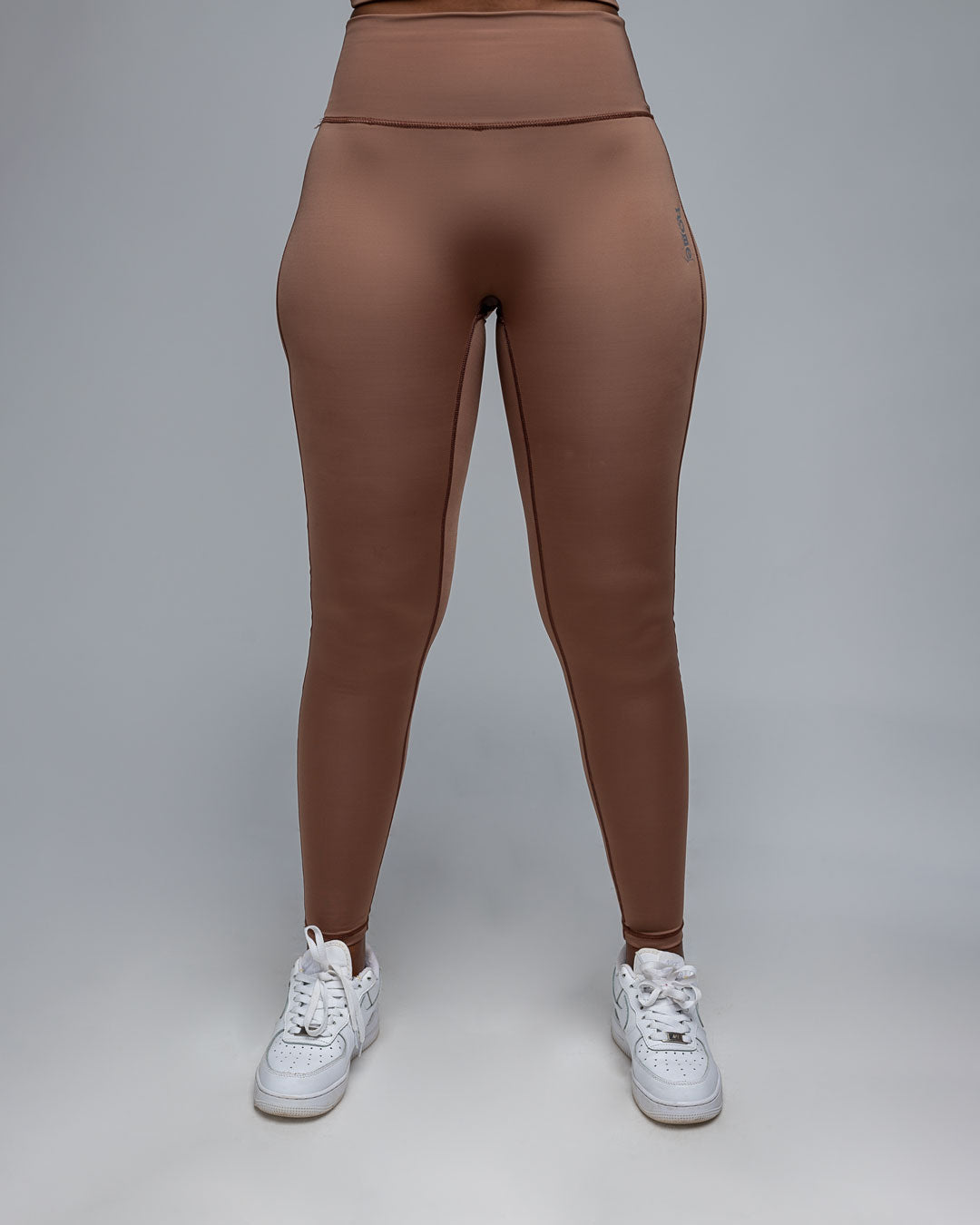 Cheeky Hi-Rise Leggings - Tan Brown (Midweight)