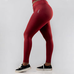 Cheeky Hi-Rise Leggings - Maroon