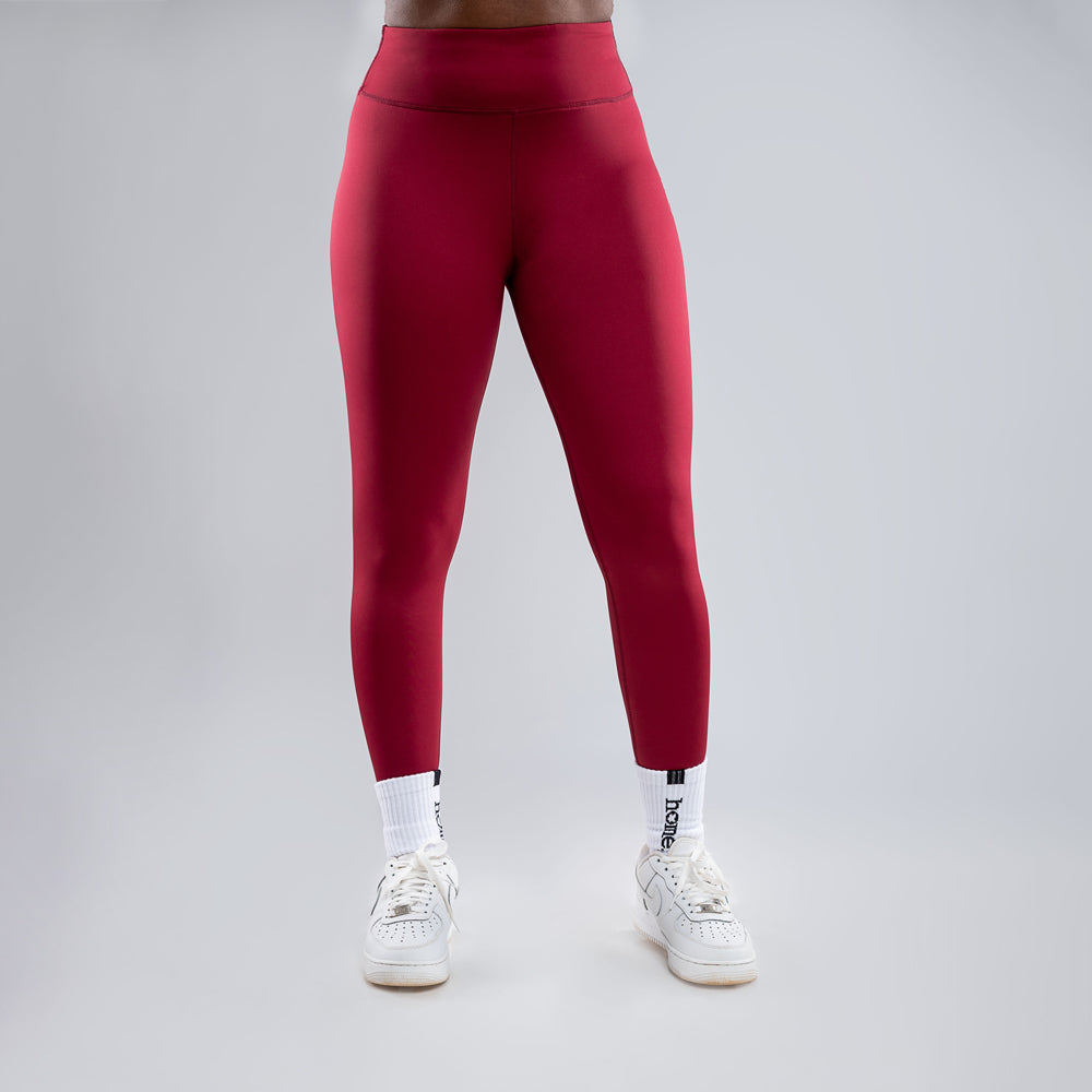 Cheeky Hi-Rise Leggings - Ruby