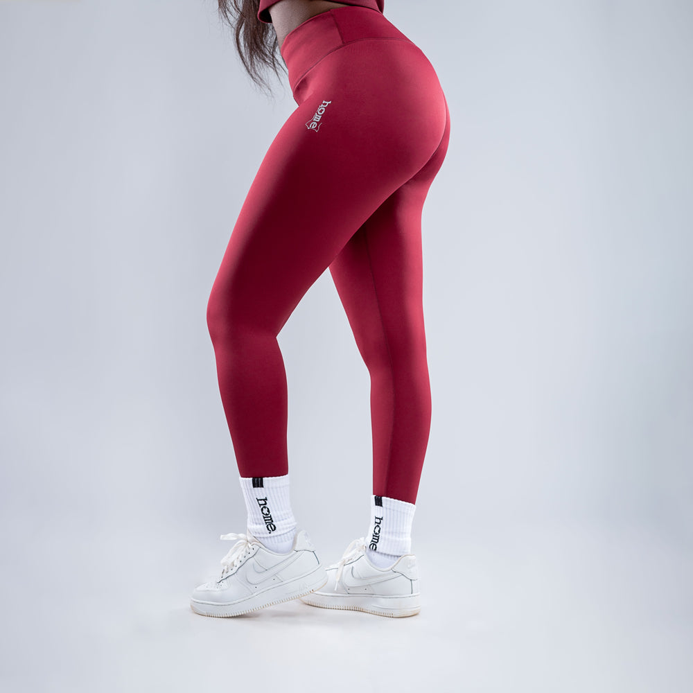 Cheeky Hi-Rise Leggings - Ruby